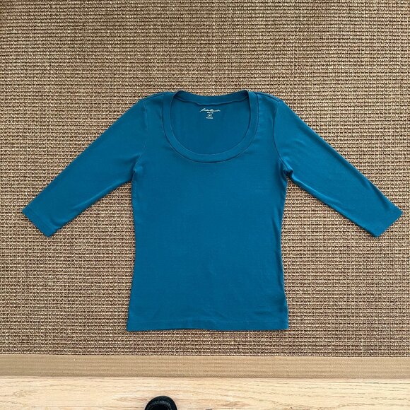 Eddie Bauer Tee - Teal - Picture 2 of 5